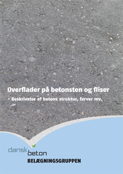 Overflader på betonsten og fliser