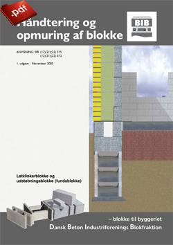 Håndtering og opmuring af blokke