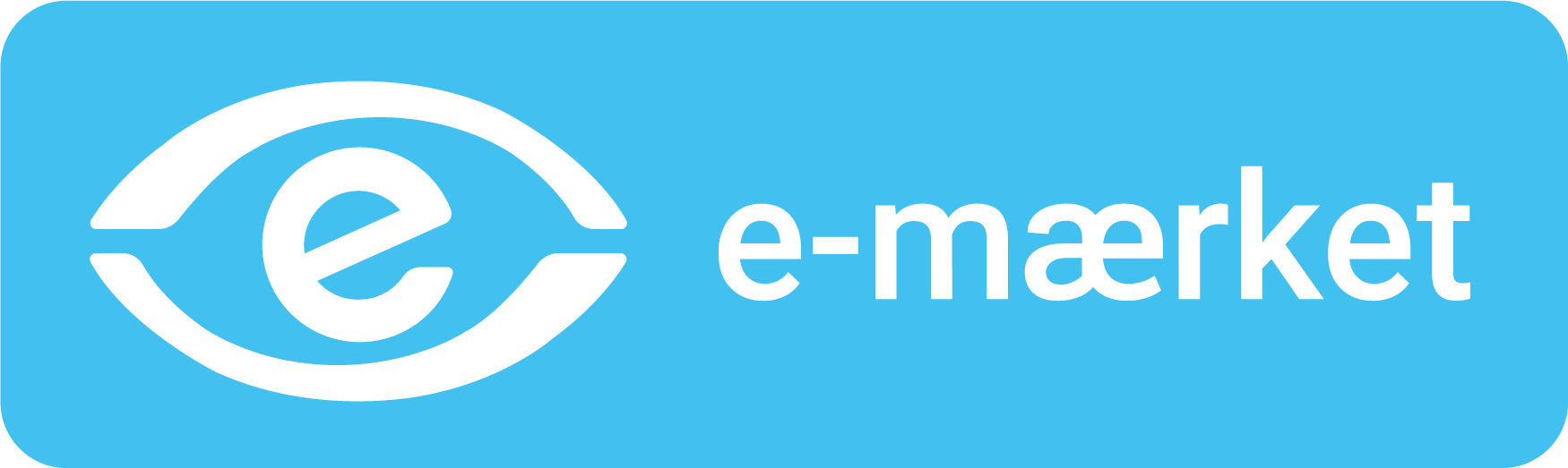 E mærket logo