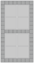 30x30 grå terrassefliser og hollændersten til terrasse