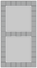 Modul 50 1 grå flise