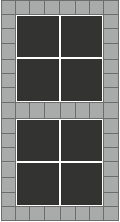 30x30 sorte havefliser og hollændersten 