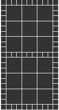 30x30 sorte havefliser og sorte hollændersten 