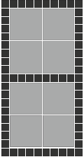 40x40 havefliser og sorte hollændersten til indkørsel