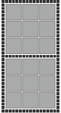 50x50 fliser og sorte hollændersten til terrasse