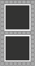 60x60 sorte betonfliser og hollændersten 