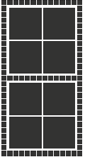 60x60 sorte havefliser og sorte hollændersten 