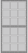 60x60 grå betonfliser og hollændersten 