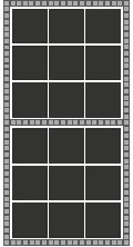 60x60 sorte fliser og hollændersten 