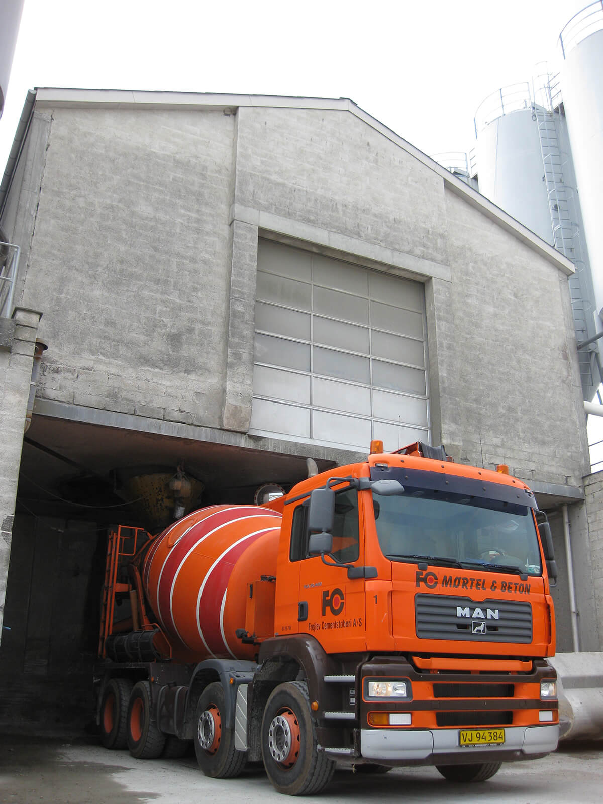 Betonkanon der pumper flydebeton fra FC Beton