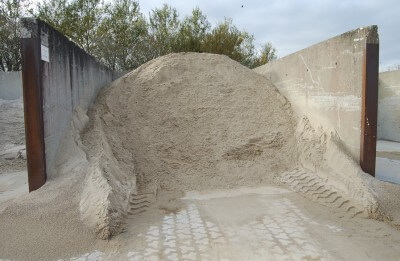 Grus og sand i trailer fra FC Beton