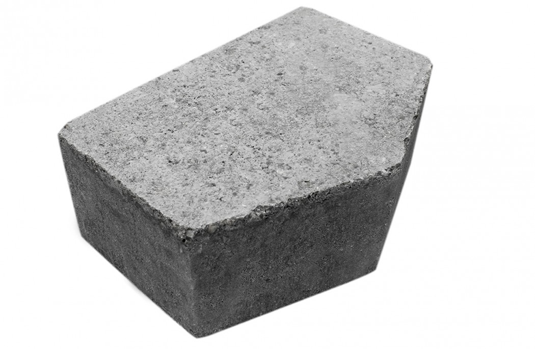 Billede af SF sten, Grå begyndersten-slutsten 10 cm tyk - UDSOLGT, produceres først efterår 21