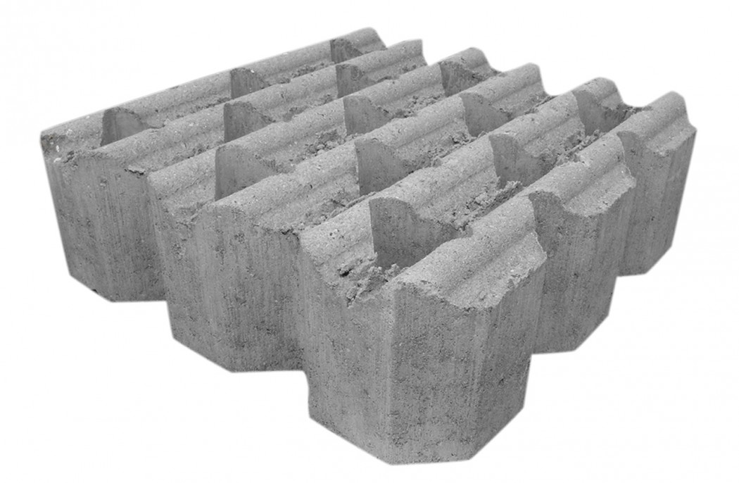 Græsarmering Costa 75% græsareal 30x30x9