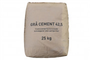 Miljø cement i pakke på 25 kg. Basis cement