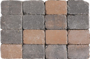 Brunmix halve herregårdssten 14x10,5x7 cm. 7 cm. halve herregårdssten
