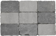 Gråmix halve herregårdssten 14x10,5x7 cm. Herragaardssten fra aalborg