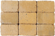14x21x6 cm. gule herregårdssten til belægning i have og indkørsel Lægning af herregårdssten