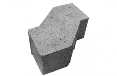 8 cm tyk grå S-formsten s-formsten 8 cm