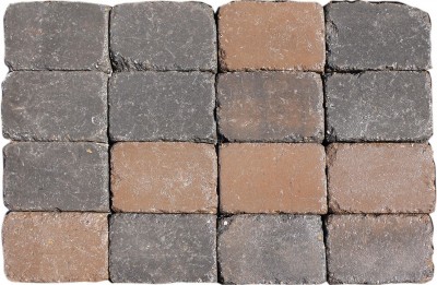 Brunmix herregårdssten 14x10,5x7 cm. Halve brunmix herregårdssten