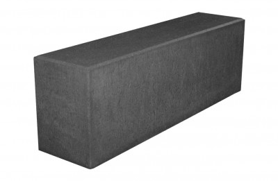 15x60x20 cm sort kantafgrænsning Sort kantafgrænsning