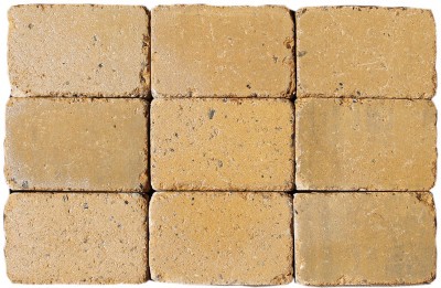 14x21x6 cm. gule herregårdssten til belægning i have og indkørsel Lægning af herregårdssten
