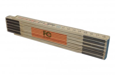 2 meter tommestok Tømrermålestok